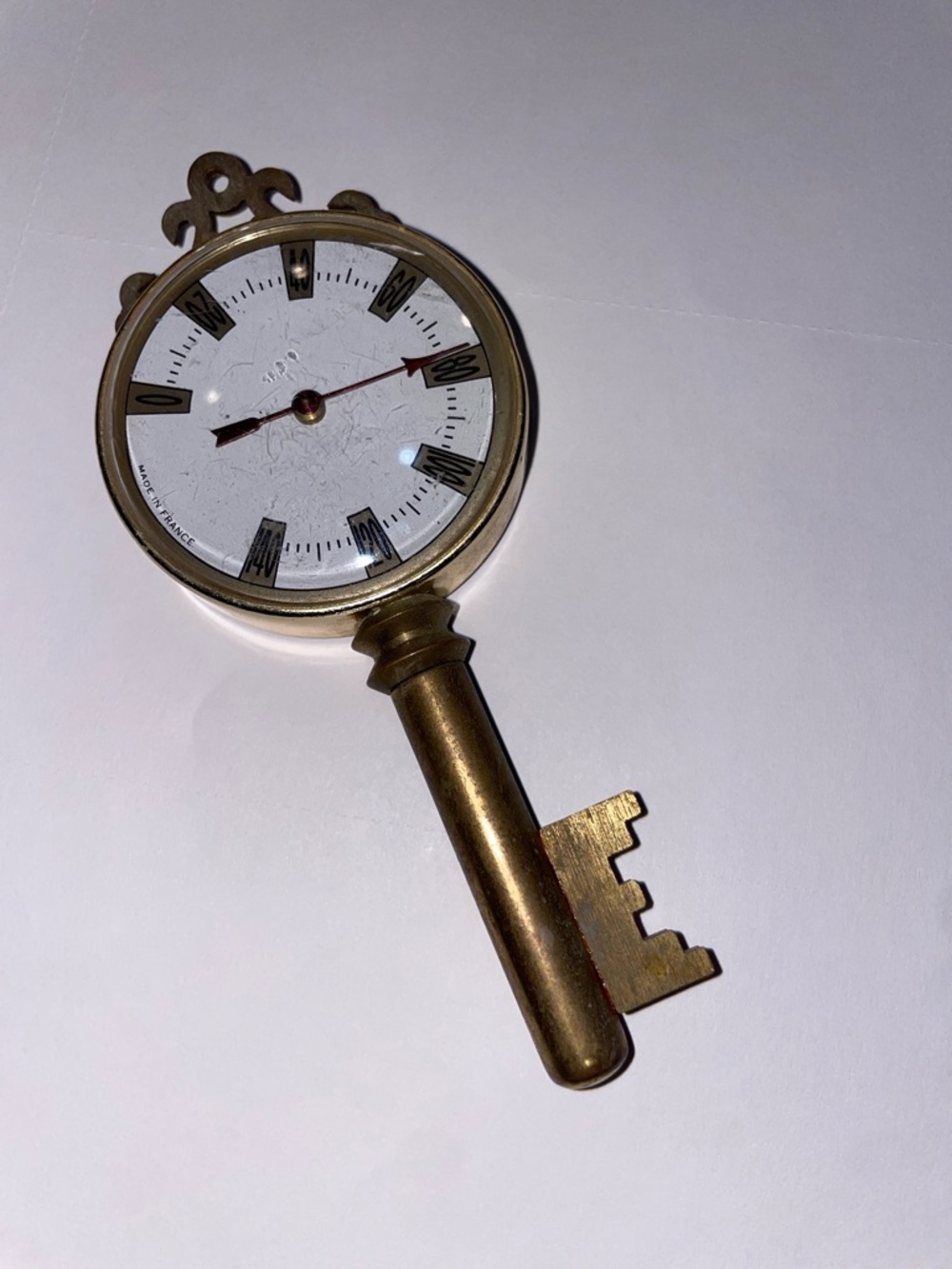 Vintage French Desktop Thermometer